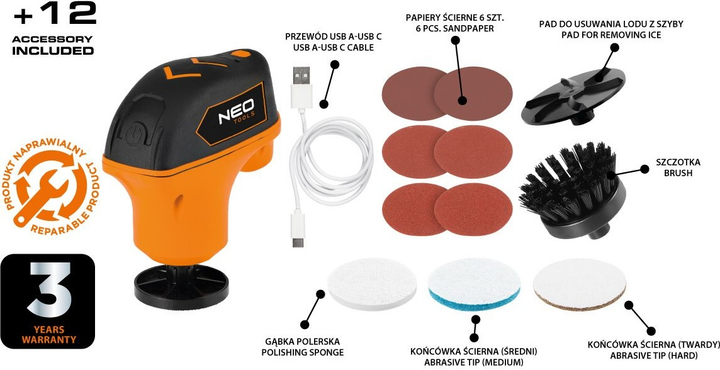 Багатофункціональний інструмент NEO Tools 4 V 04-604 (5907558477566) - зображення 14