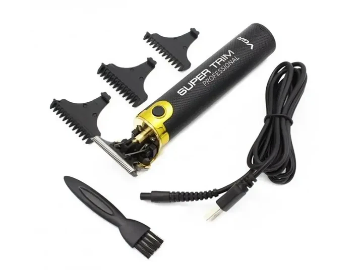 Машинка для стрижки волос VGR V-082 аккумуляторная зарядка от USB нержавеющая сталь сменные насадки 3 шт - изображение 6