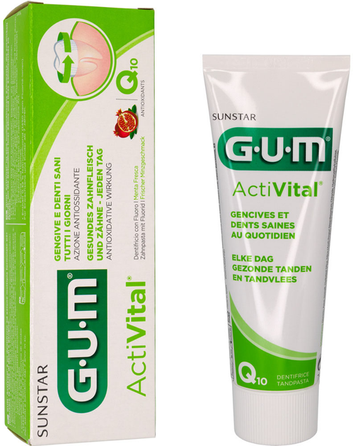 Упаковка зубної пасти GUM Activital 75 мл х 2 шт (7630019902489) - зображення 2