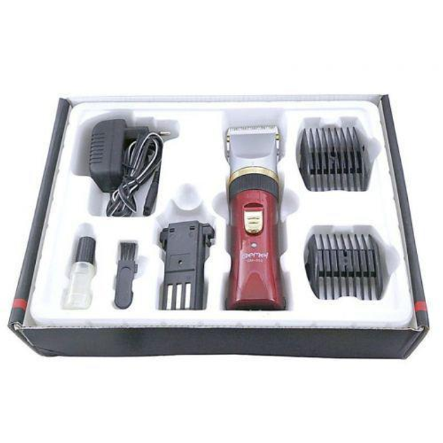Машинка для стрижки Gemei GM 550 с двумя аккумуляторами, Красная (МХ-9942) - изображение 6