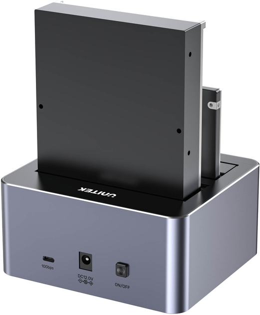 Stacja klonująca Unitek Y-3027GY01-EU do dysków SSD/HDD 2 x SATA 2.5''/3.5'' USB-C 3.2 10Gbps - obraz 4