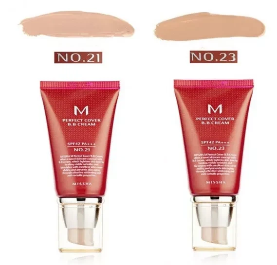 ВВ-крем із ідеальним покриттям Missha M Perfect Cover BB Cream №21 SPF42 PA++ 50ml - зображення 3