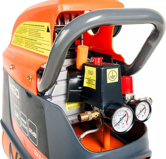Kompresor olejowy NEO Tools 24 l 12K023 (5907558477313) - obraz 4