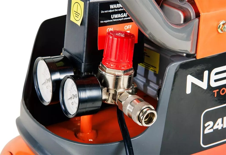 Kompresor olejowy NEO Tools 24 l 12K023 (5907558477313) - obraz 7