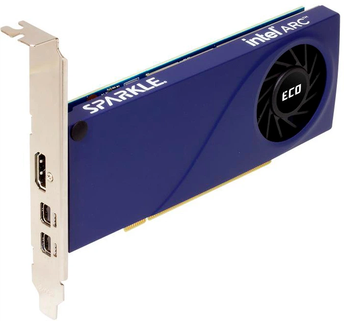 【美品】SPARKLE ARC A310 ECO 4GB 動作品 Видеокарта Sparkle PCI-Ex Intel Arc A310 ECO 4GB GDDR6 (64bit