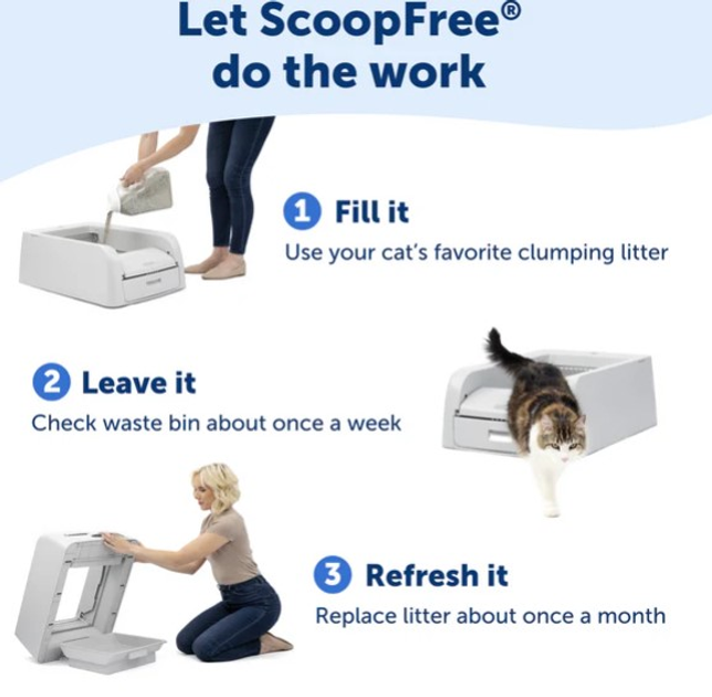Автоматичний лоток для котів PetSafe ScoopFree Clumping Self-Cleaning Litter Box (0729849179929) - зображення 6