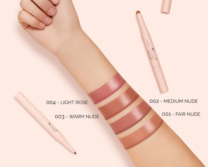 Oлівець для губ Pupa Vamp! двосторонній 004 Light Rose (8011607374229) - зображення 3