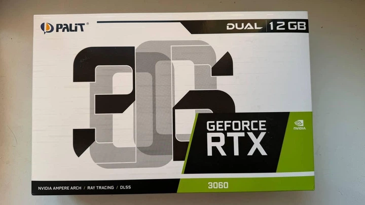 Видеокарта Palit RTX 3060 12Gb Dual 