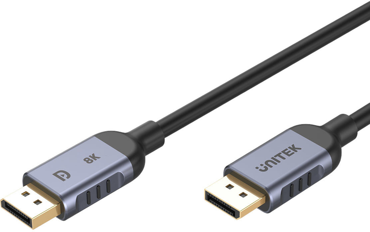 Kabel Unitek DisplayPort - DisplayPort 1.4 8K 240HZ 2 m (C1628GY01-2M) - obraz 1