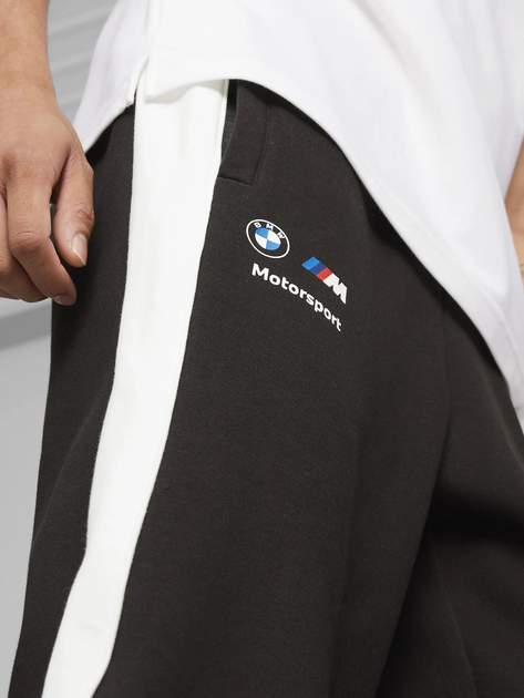 Спортивні штани чоловічі Puma Bmw M Motorsport 62413801 S Black (4099686918262) - зображення 4