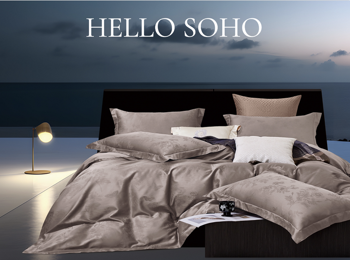 Комплект постільної білизни SOHO Євро Boutique Butterfly Chiffo Сатин жакард (A130103) - Фото 1 Комплект постільної білизни SOHO Євро Boutique Butterfly Chiffo Сатин жакард (A130103) - зображення 1