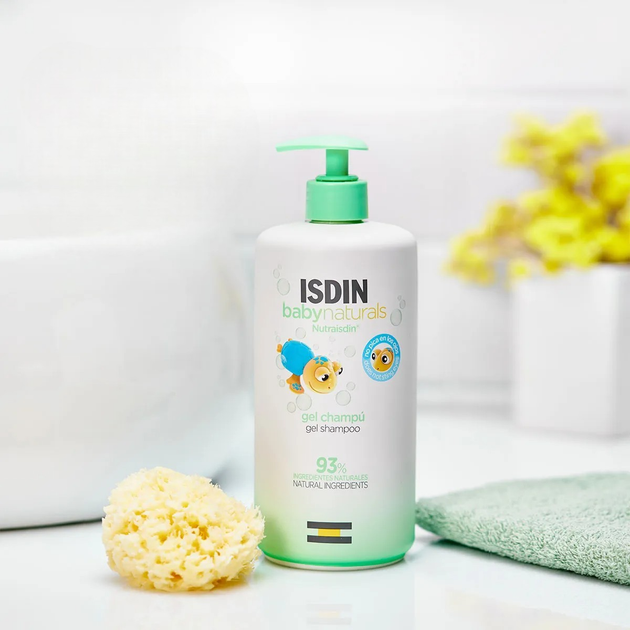 Набір Isdin Baby Naturals Шампунь-гель 400 мл + Лосьйон для тіла 400 мл + Мазь під підгузок 100 мл + Черепаха для купання + Косметичка (8429420302327) - зображення 4