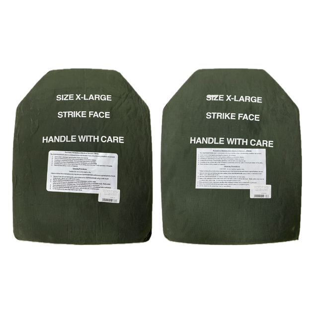 Керамічні бронепластини ESAPI 7.62 AMP2/REV.E 6-Клас Size - X-Large, USED - зображення 2