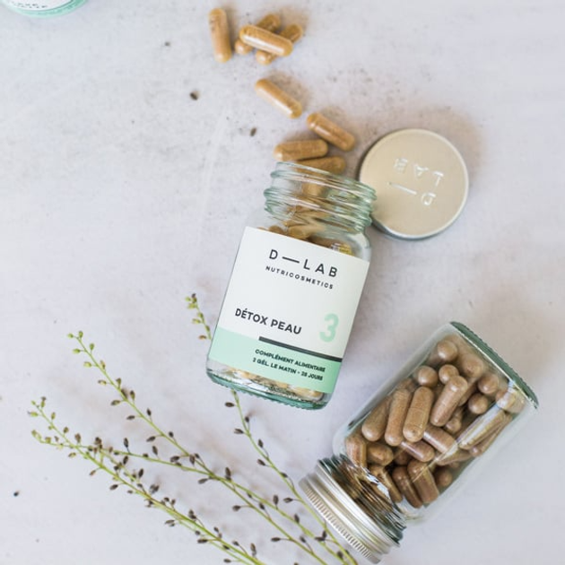 Дієтична добавка для детоксикації шкіри D-LAB Detox Peau 3 Capsules 56 капсул (3701026302297) - зображення 3