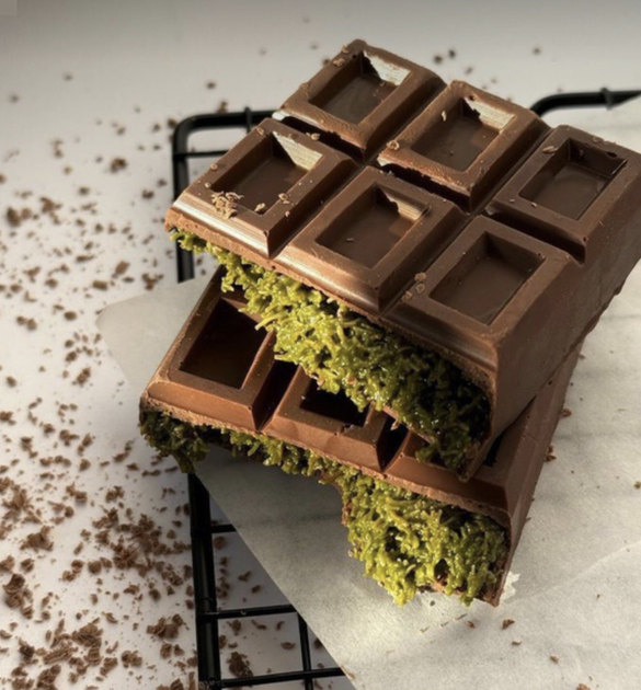 Дубайська шоколадка фісташка та катаїфі 200г berrybar_zt Chocolate Dubai Knafeh and Pistachio - зображення 3