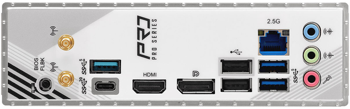 Материнська плата ASRock B860 Pro RS WiFi (s1851, Intel B860m, PCI-Ex16) (90-MXBRQ0-A0UAYZ) - зображення 3