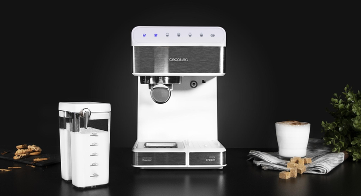 Кавоварка рожкова Cecotec Bianca Power Instant - Ccino 20 Touch (01557) - зображення 9