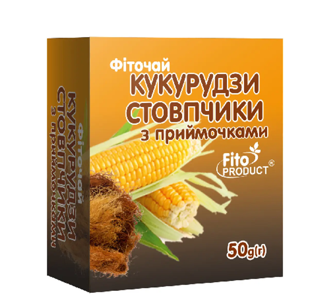 Фіточай FitoPRODUCT Кукурудзі столбики з приймачами 50г Фітопродукт - зображення 1