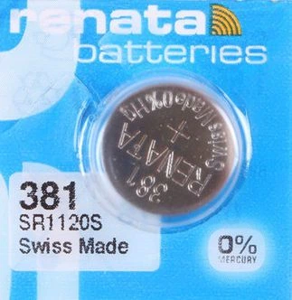 Батарейка часовая Renata 381, V381, SR1120SW, SR55 - изображение 2