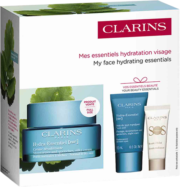 Набір для догляду за обличчям Clarins Крем 50 мл + Крем 15 мл + База під макіяж 10 мл (3666057327490) - зображення 3