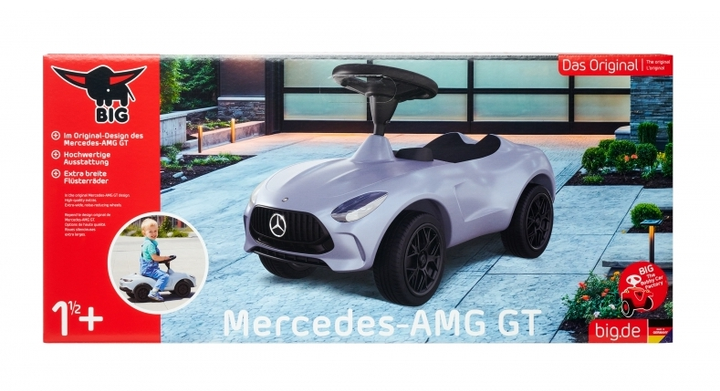 Jeździk BIG Bobby Car Mercedes AMG GT 56354 (4004943563543) - obraz 11