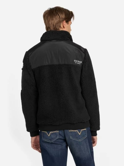 Куртка Шерпа демисезонная мужская Guess 452849041 L Черная (1159830524) 