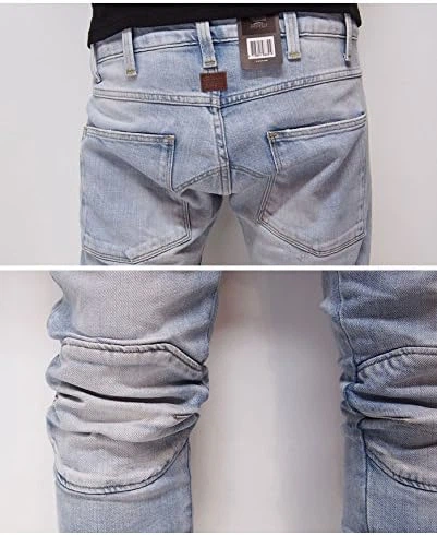 Чоловічі завужені джинси G-Star Raw 5620 3D блакитні розмір w36 L32 - зображення 5