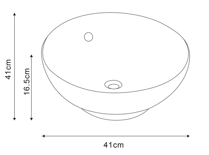 Раковина накладна MIXXUS PREMIUM TOPPER-0201 GRAY 410x410x165mm (перелив) (MP6649) - изображение 9