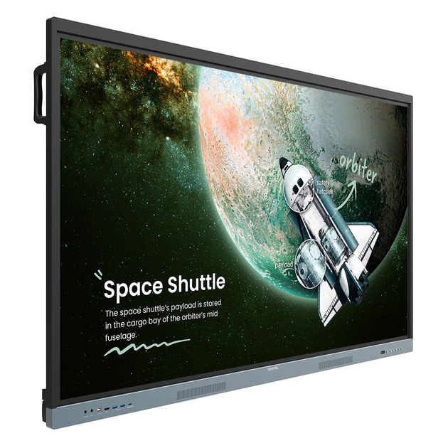 Інтерактивна панель BenQ RE6504 65" 4K UHD IPS 178° 8ГБ 450кд/м² Black (9H.F9ETK.DE6) - зображення 3