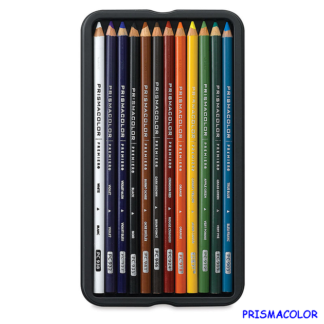 М'які кольорові олівці Prismacolor Premier 12 кольорів - зображення 2