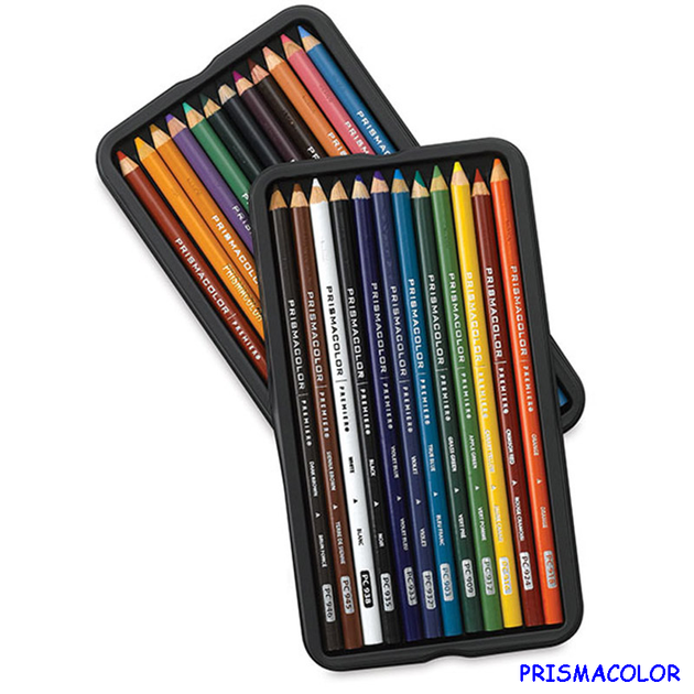 М'які кольорові олівці Prismacolor Premier 24 кольори - Фото 2 М'які кольорові олівці Prismacolor Premier 24 кольори - зображення 2