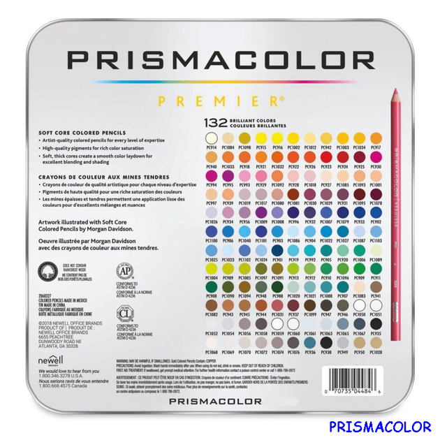 Мягкие цветные карандаши Prismacolor Premier 132 цвета – фото