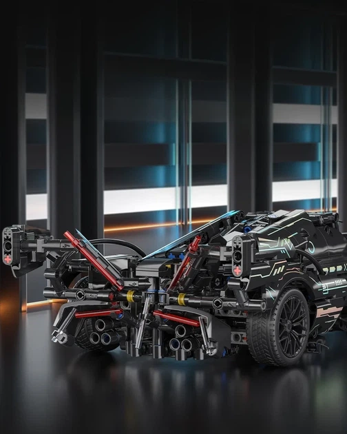 Конструктор машинка колекційна Technic на 1280 деталей спортивна машинка для дітей та дорослих деталізована - Фото 7 Конструктор машинка колекційна Technic на 1280 деталей спортивна машинка для дітей та дорослих деталізована - изображение 7