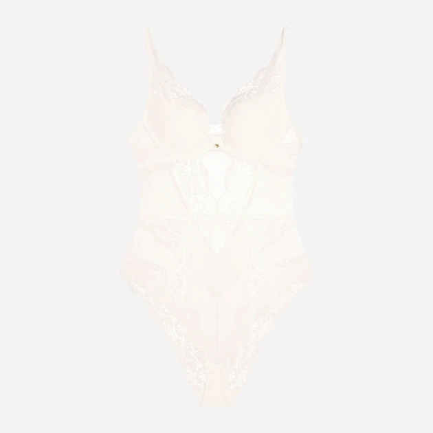 Body damskie koronkowe Esotiq Sweetheart 42360-00X L Białe (5903972394656) - obraz 5