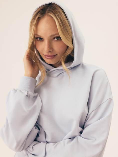 Худі жіноче Esotiq Ramu 42400-05X XL Блакитне (5903972533383) - зображення 3