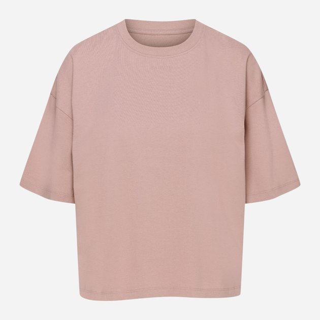 Футболка бавовняна оверсайз жіноча Esotiq Ruthie 42493-39X S Рожева (5903972504505) - зображення 5