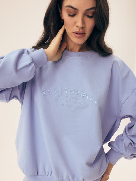 Bluza damska bez kaptura Bloovii Mindset 42564-05X S Fioletowa (5903972548707) - obraz 4