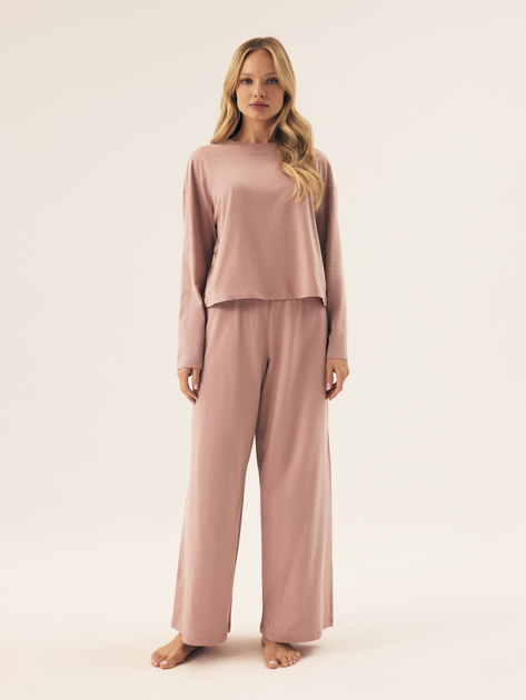 Лонгслів жіночий Esotiq Ruthie 42648-39X M Рожевий (5903972501269) - зображення 3