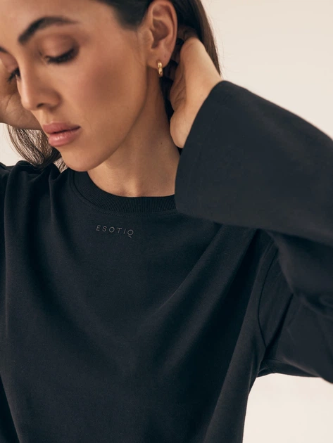 Лонгслів жіночий Esotiq Ruthie 42648-99X L Чорний (5903972501351) - зображення 5