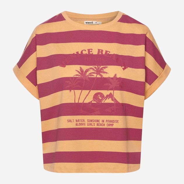 Футболка бавовняна жіноча Bloovii Venice 43056-22X L Оранжева (5903972548844) - зображення 9