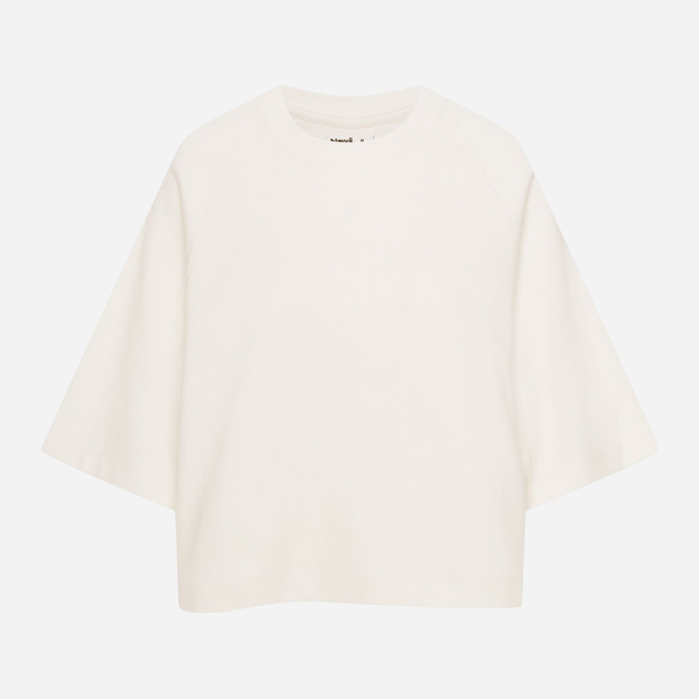 Koszulka damska oversize bawełniana Bloovii Mavere 43066-01X S Kremowa (5903972580172) - obraz 6