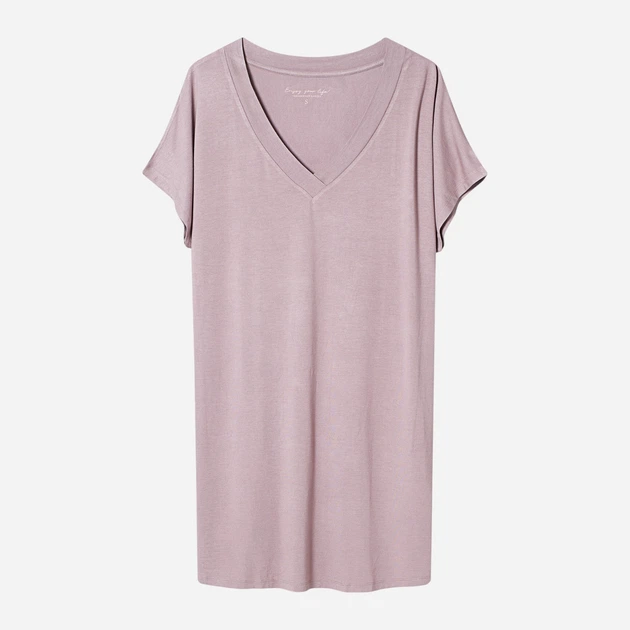 Koszula nocna damska z wiskozy Henderson Noves 42710-84X M Brązowa (5903972378632) - obraz 5