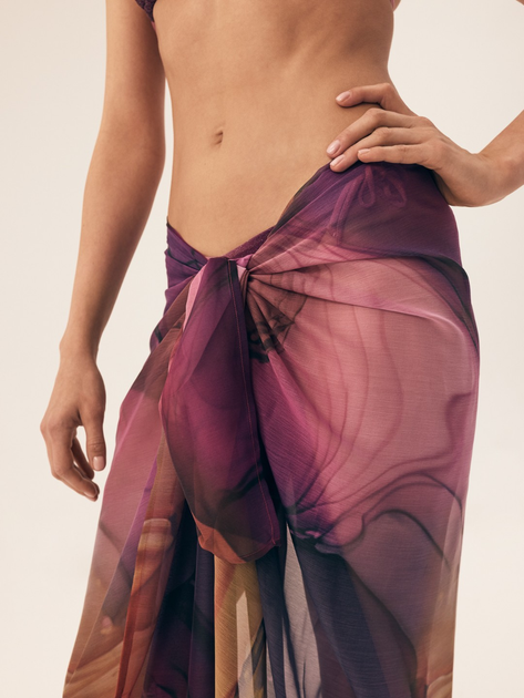 Pareo plażowe damskie Esotiq Tango 42423-49X One Size Fioletowe (5903972500149) - obraz 5