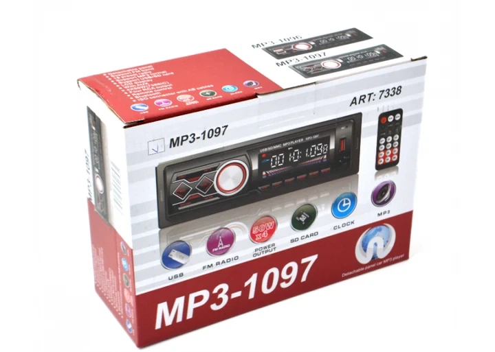 Мощная автомагнитола MP3-1097 ISO с функцией Bluetooth и мощным 4-канальным звуком 7338 - изображение 9