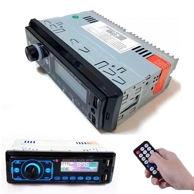 Автомагнитола 1DIN MP3-3887 ISO с сенсорным экраном и пультом в авто 3360 - изображение 7