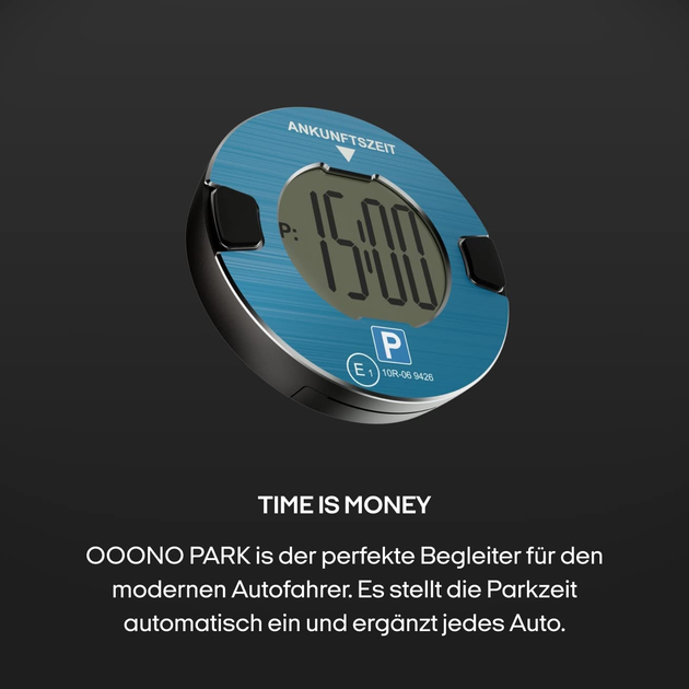 Електронний паркувальний диск OOONO Park P-DISC No1 Blue (5714149020007) - зображення 3