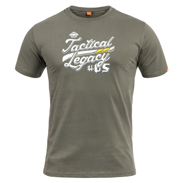 Футболка T-Shirt Pentagon Ageron "Tactical Legacy", Olive, XL - Фото 1 Футболка T-Shirt Pentagon Ageron "Tactical Legacy", Olive, XL - изображение 1