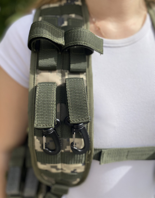 Карабин-держатель Molle для тактического снаряжения Clefers Tac, цвет Олива 2шт (5024601) - Фото 6 Карабин-держатель Molle для тактического снаряжения Clefers Tac, цвет Олива 2шт (5024601) - изображение 6