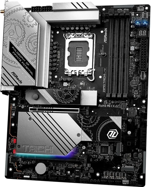 Материнська плата ASRock Z890 Taichi Lite (LGA1851, Z890, PCI-Ex16) (90-MXBPQ0-A0UAYZ) - зображення 3
