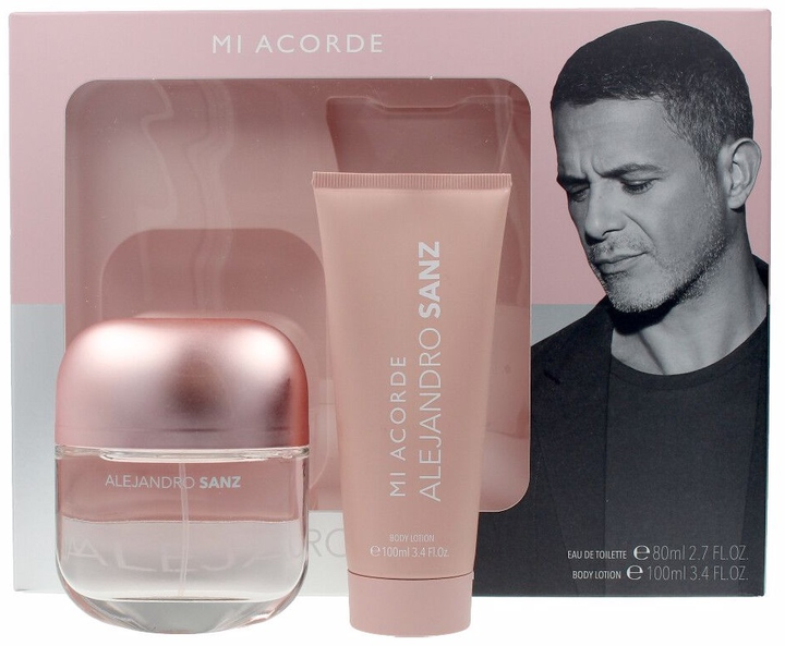 Набір Alejandro Sanz Ella Mi Acorde Eau De Toilette Spray 80 мл + Лосьйон для тіла 100 мл (8436581940787) - зображення 1